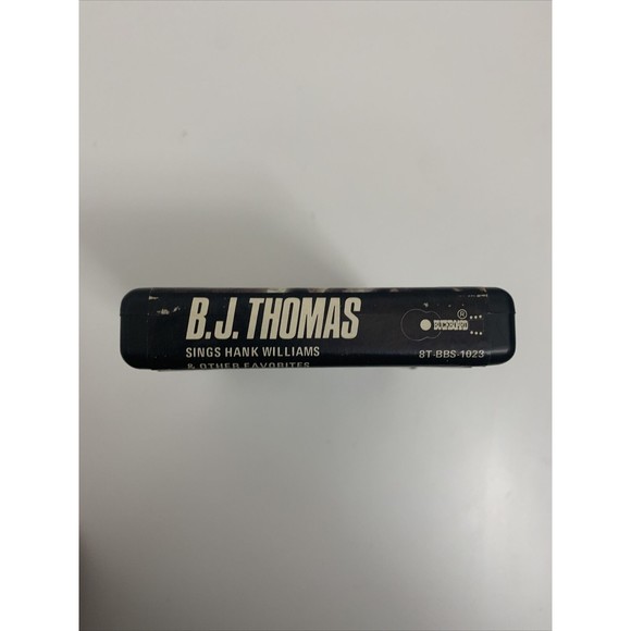 B.J. Thomas- Sings Hank Williams & Other Favorites-  8-Track Tape - Picture 3 of 4